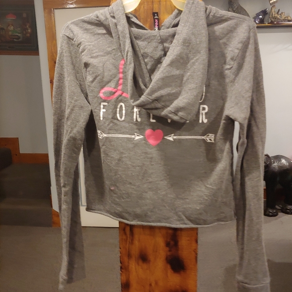 Girls crop-top long sleeve top K#243 - Picture 5 of 5